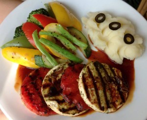 Seared Watermelon and Tofu Platter