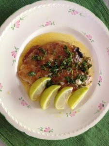 Sole Fish in Lemon Butter Sauce